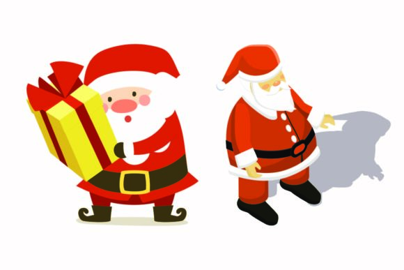 Download Christmas Santa Claus Fun Illustrations - Fun illustrations Collection