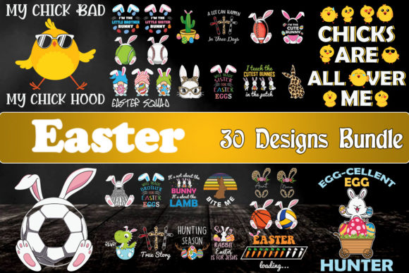 Download Easter Bundle SVG Part 1 30 Designs - Easter bundle Collection